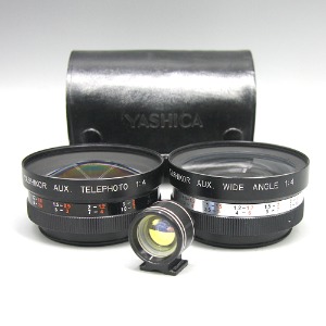 야시카 YASHICA Wide + Tele Lens SET